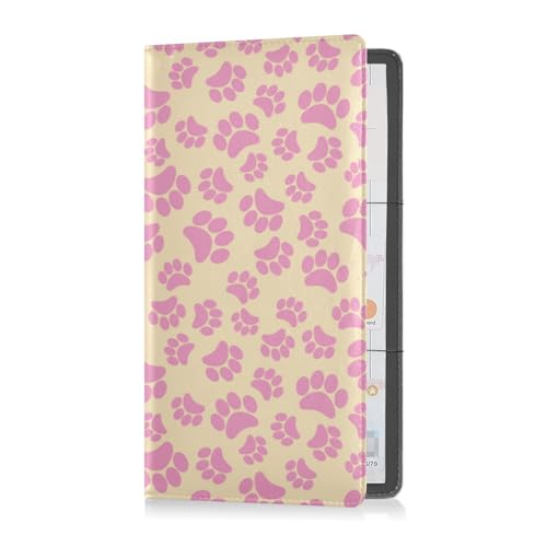 Passport Holder Women Triangle Fish Animal PU Leather Covers Travel Accessory 5.7 x 4.3in