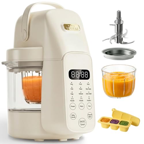 SosekiBaby FM01 Baby Food Maker, 316L Stainless Steel Blades