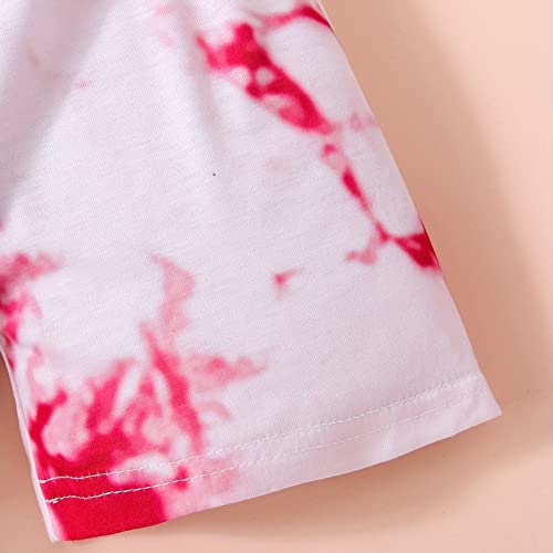 Conjunto de roupas para recém-nascidas e bebês unissex primavera verão estampado de algodão manga cu