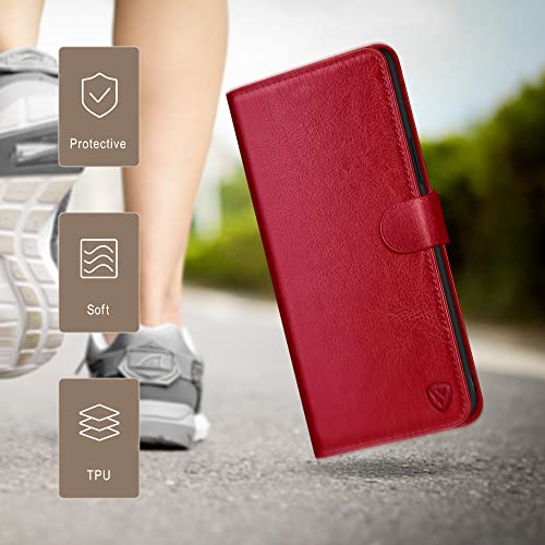 Xcasebar 2-In-1 Detachable For Samsung Galaxy S20 Ultra Wallet Case With【Rfid Blocking】 Credit Card Holder,Flip Folio Book Pu Leather Protective Cover Women Men For S20Ultra Phone Case Case Red #TOP4
