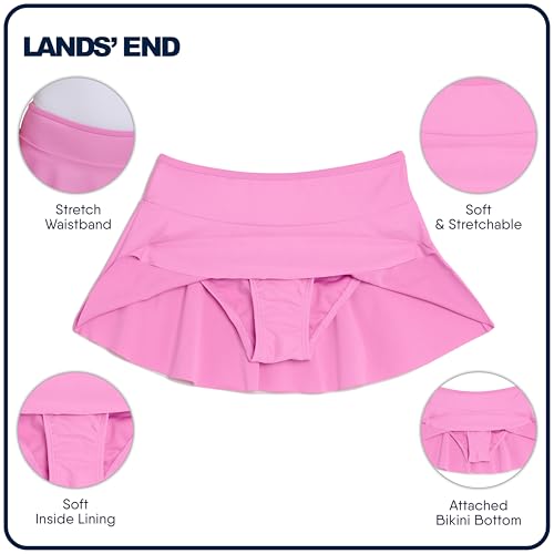Lands' End Girls' Swimwear UPF 50 Swim Skirt (S-XL)4