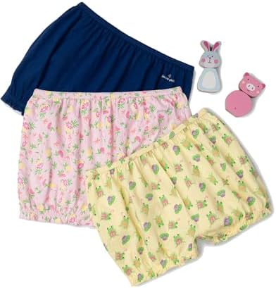 Jockey SG06 Girls Super Combed Cotton Bloomers (Pack of 2)