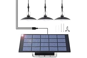 Solar Light Fixture - Bright Lighting to Illuminate Your Outdoor Spaces and Sheds