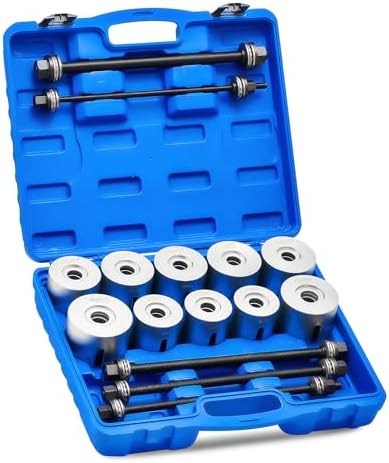 Orion Motor Tech Radlager Abzieher Set 27tlg Silentlager Werkzeug Abzieher Radlager Buchsen Abzieher Aus- und Einsetzen von Gummibuchsen Buchsen Achslager Zug- und Druckhülsen-Satz