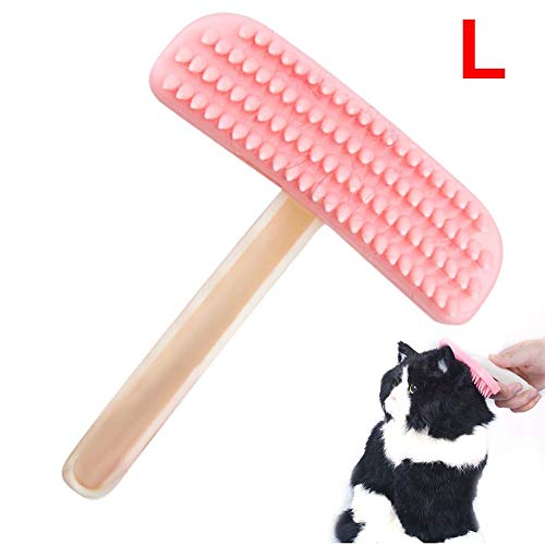 Depruies Hunde-Badebürste Massagebürste Bad Schrubber für Hunde Katzen Weiche Gummiborsten entfernt sanft lose & Schuppen Fell