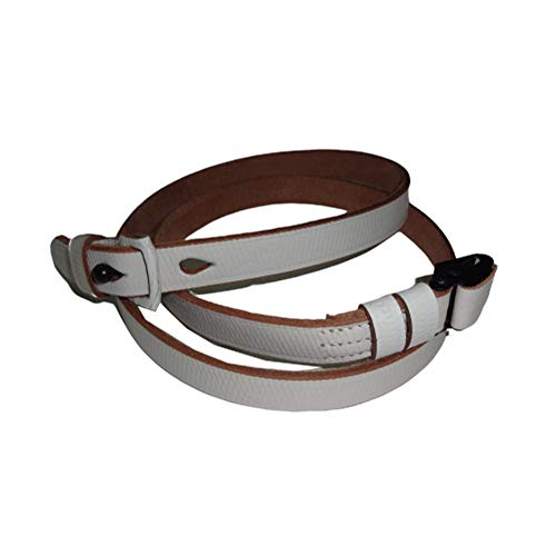 German Mauser K98 WWII White Leather Sling x 4 Units - warreplica