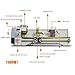 BREVELTION RC-210E Precision Metal Bench Lathe 8X32