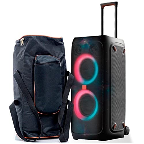 Case Bolsa Bag Polo Culture Compatível com Jbl Partybox 310 Com Bolso P Cabos Sem Espuma