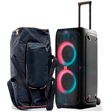 Case Bolsa Bag Polo Culture Compatível com Jbl Partybox 310 Com Bolso P Cabos Sem Espuma