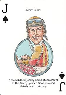 Jerry Bailey trading card (Sea Hero & Grindstone Derby Winners, Jockey) 2007 Hero Decks Horse Racing #J