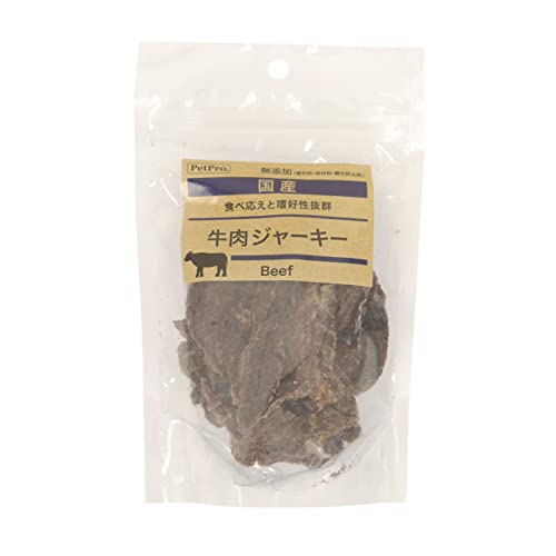 ペットプロ 国産おやつ 無添加 牛肉ジャーキー 47g