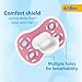 Dr. Brown's Advantage One-Piece Silicone Baby Pacifier, Fully Symmetrical Soother, Coral/Light Pink/Pink, 6-18m, BPA Free, 3 Pack