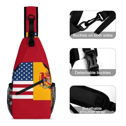 Mochila tipo Sling Blanca para Hombre y Mujer miniatura 3