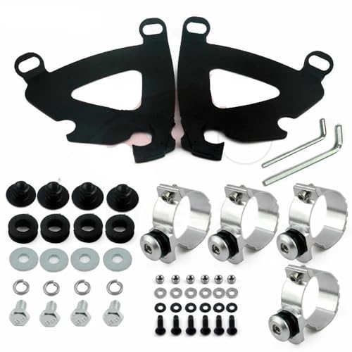 Carénage avant moto avec aileron aérodynamique pour style Softail FXBB