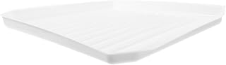 Microwave Bacon Cooker Tray Multipurpose PP Bakeware Large Capacity Oven Roasting Pan for Home Kitchen Smooth Surface Easy Clean Bacon Rack for Gratin Roasted Meat Desserts
