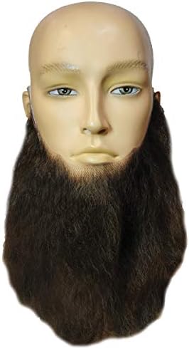 BEARD WAVY FULL 8 IN D BN GREY