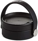 HYDRO FLASK - Auslaufsicheren Ersatzdeckel Flex Sip Lid für Trinkflasche mit weiter Öffnung - Verschluss mit Honeycomb Insulation & Flex Strap - BPA-freier Deckel - Spülmaschinenfest - Black