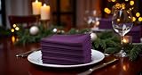 FOREIGN PUNKS 100% Cotton Twill Cloth Napkins - Set of 12 Solid Color Cotton Daily Use Lunch Dinner Napkin - Ideal for Gift -Soft Washable Reusable Napkin - Size 18'x18' -Plum