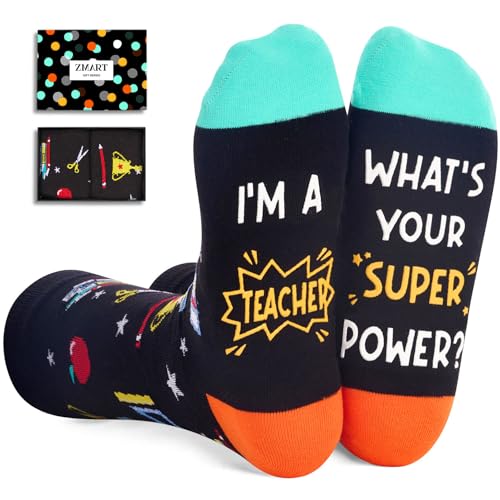 HAPPYPOP Appreciation Gifts for Women Men - Principal Boss Teacher Coach Coworker Socks
