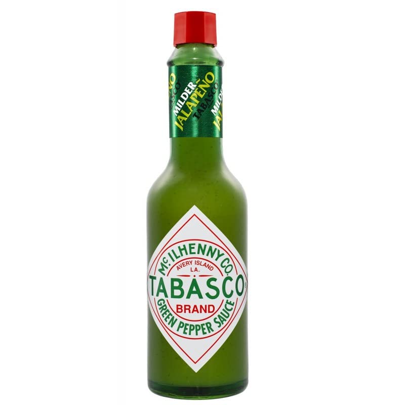 TABASCO Sauce Pimentée Vert - Un concentré de saveurs piquantes - Format 60ml - Epicerie Salée - Lot De 4