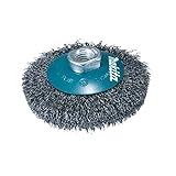 Makita Brosse biseautée ondulée, 100 mm de diamètre, M14 x 2 mm...