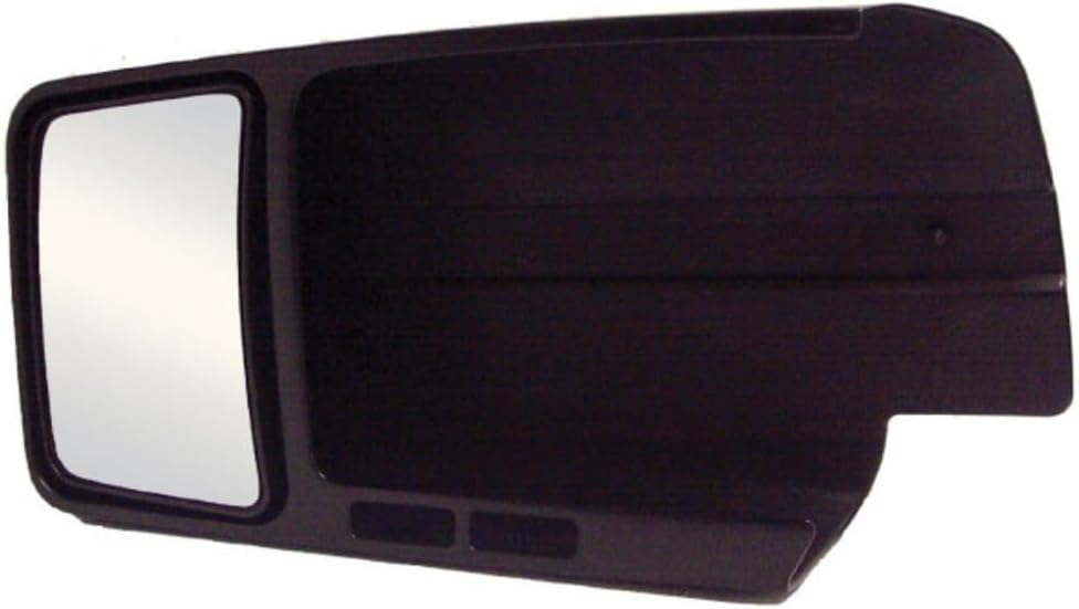 CIPA 11801 Custom Towing Mirror - Ford, Driver Side, 4.25 x 6.75 - inch, Black