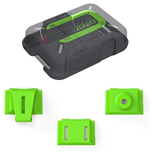 ZOLEO Kit de support comprenant 3 inserts - Clip ceinture, connecteur de remplissage de sangle et support trépied pour appareil photo