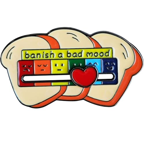 Arturbo Pin's coulissant pour batterie sociale - En forme de pain - En métal émaillé - Pour sacs à dos, sacs, chapeaux - Décoration, Normal, Métal, Pas de gemme