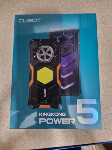 Cubot Kingkong Power 5 - Smartphone 6,88" Hd+ 120Hz, 6GB Ram (6GB+10GB Est.), 128GB Rom, Fotocamera 64MP, Batteria 15300Mah, Android 15, G100, Nero - 2