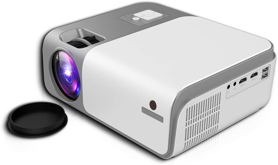 Cheerlux C50 Projector rear and side view med porte