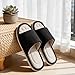 Imagen de Zapatillas Casa Mujer Hombre Cómoda Espuma de Memoria Transpirable Algodón Pantuflas Punta Abierta Antideslizante Slippers Verano