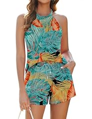 B Blue Orange Floral