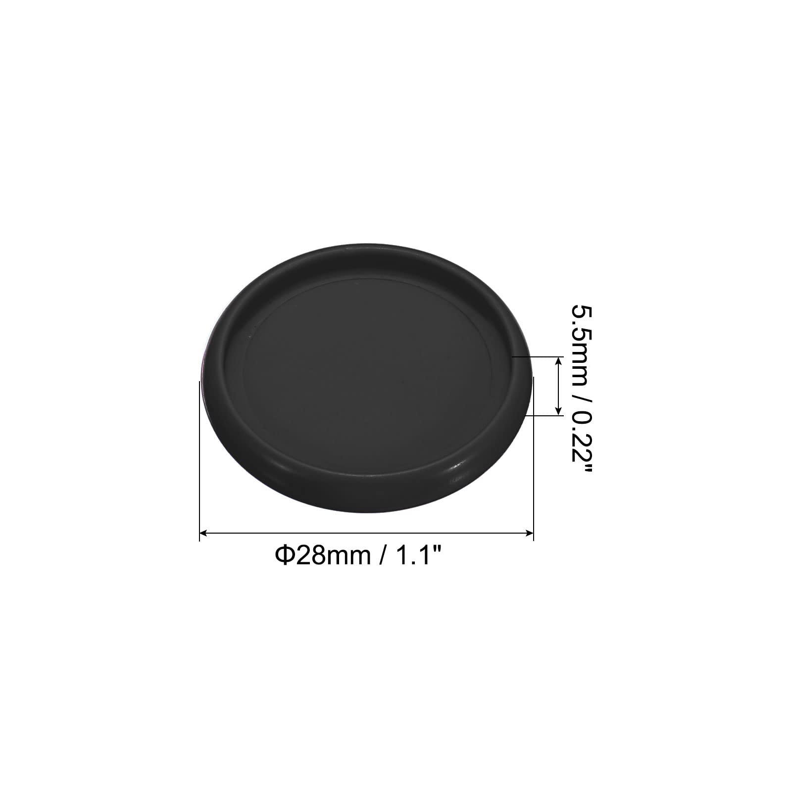 PATIKIL 28mm Plastic Book Binding Discs, 33 Pack Discbound Expansion Discs Round Binder Rings for DIY Notebook Planner Black - Image 2