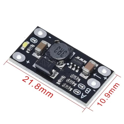 Image of Mini DC-DC Step-Up Boost Converter Module 3.7V-5V to 5V /9V /12V Voltage Booster Power Supply Module