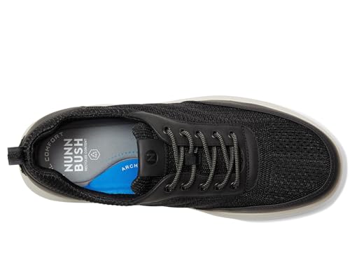 Image of Nunn Bush Ponte Knit Moc Toe Sneakers Hybrid Oxford Casual Lightweight Athletic Style Lace Up