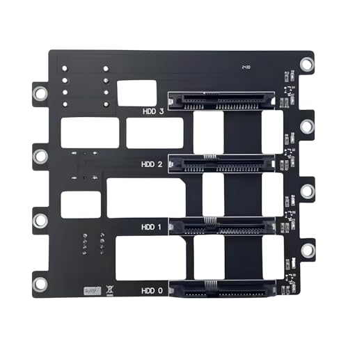 Fond de panier SFF8643 à condensateurs tantale et architecture creuse de refroidissement