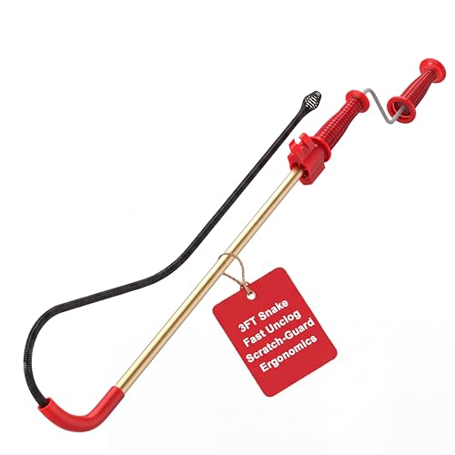 K-3 Toilet Auger Snake for Unclogging Toilets