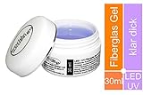 dickviskoses Allround-Gel 30 ml World of Nails-Design LED/UV-Fiberglas Gel klar dickviskose mit Sunblocker als 1 Phasengel, Aufbaugel, Qualität vom Fachhändler