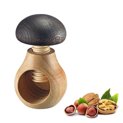 Westmark Cascanueces, Aspecto de seta, Altura: aprox.9,5 cm, Madera de haya, Holzi, 16772270