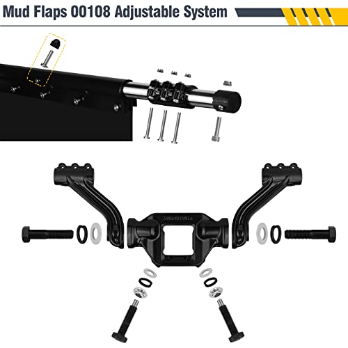 00108 Rv Mud Flap Rock Guard, Rv Rock Guards For Towing, Rock Guards For Trucks, Mud Flaps For Trucks, 2" Hitch Mounted Mud Flaps, Mud Guards For Trucks, Protect Vehicles From Scratches #TOP5