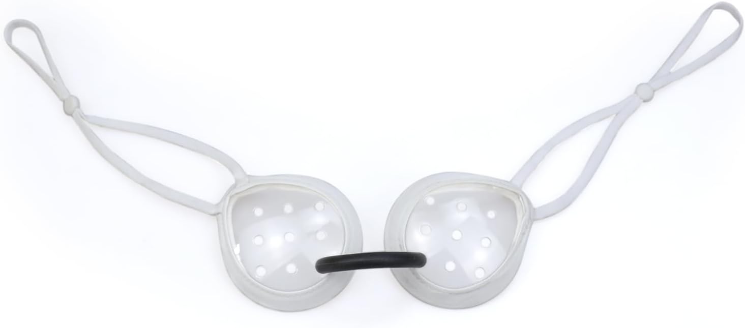 2 Pack Eye Shield Plastic Eye Shield Eye Patch for Eye Surgery Covering Breathable After Surgery Eye Protection Cataract Surgery Eye Patch Covered Edge Transparent Ventilated Eye Protections
