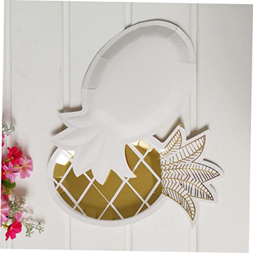 jojofuny 8Pcs Bandejas Descartáveis ​​Ornamento Do Havaí Pratos De Sobremesa Decoração De Festa Hava