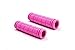 Produktbild vhbw 2X Lenkergriffe für Fahrrad, Mountainbike - Fahrradgriffe, Magenta