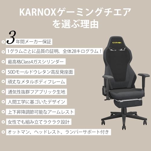 KARNOX ゲーミングチェア evo の商品画像 3