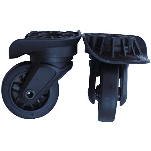 Trunk Wheels,Luggage Wheels Replacement, 360 Degree Swivel Luggage Mute Wheel Suitcase Replacement Repair Wheels Parts Spinner (A90#)