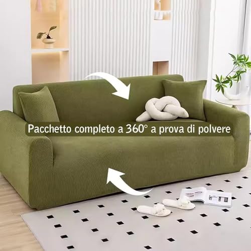 Housse Canapé Extensible Velours Côtelé Antidérapant BVngHengYangShiQiDongXia