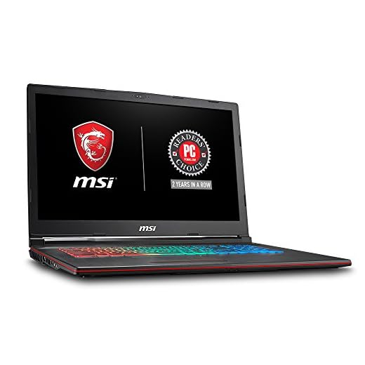 MSI GP73 Leopard-209 17.3" Thin and Light Gaming Laptop GTX 1070 8G i7-8750H (6 Cores) 16GB 256GB SSD + 1TB Windows 10, VR Ready, Windows 10 64 bit