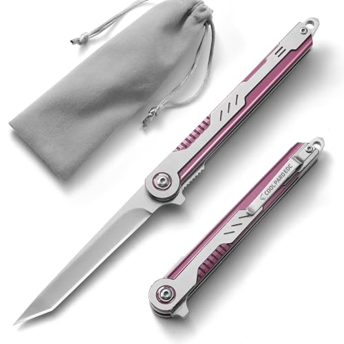Pink Tanto Blade EDC Knife
