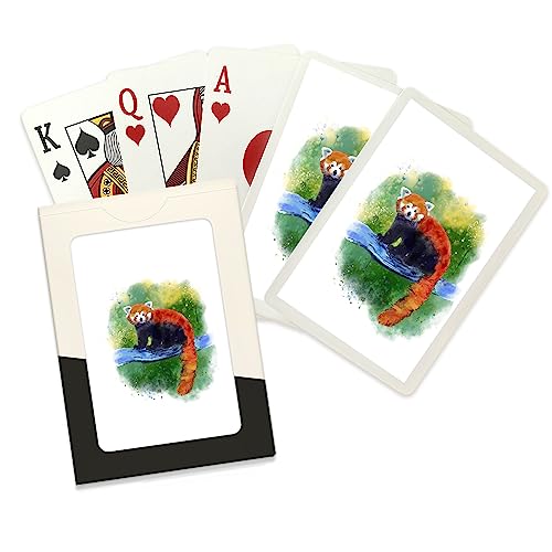 Lantern Press Red Panda Baraja de 52 Cartas Póker