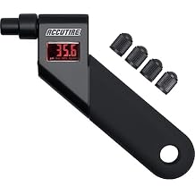 Accutire MS-4021B Digital Tire Pressure Gauge with 4 Valve Caps, 5-150psi psi, bar, kPa, kg/cm2